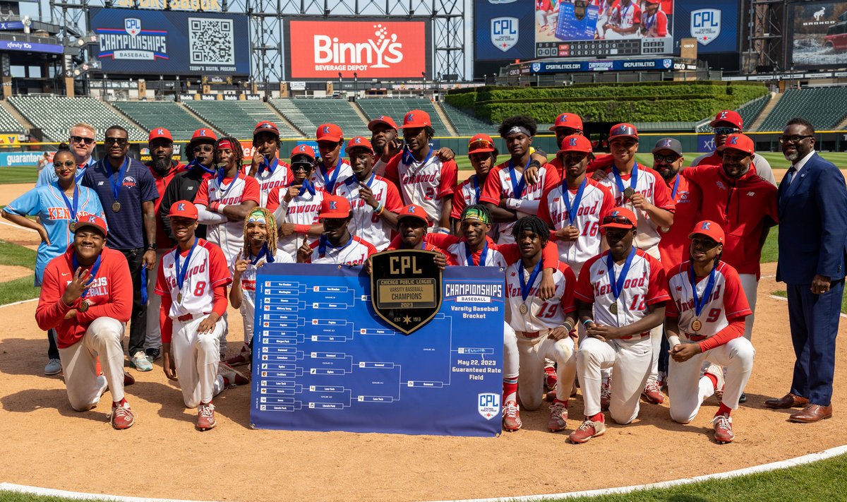 Kenwood has had quite the baseball season. the Broncos put a  stamp on a magical regular season with a city championship Monday at Guaranteed Rate Field. 
    <a href="/KenwoodSports/">Kenwood Academy Sports</a>

cpsathletics.com/thunderbirds-m…