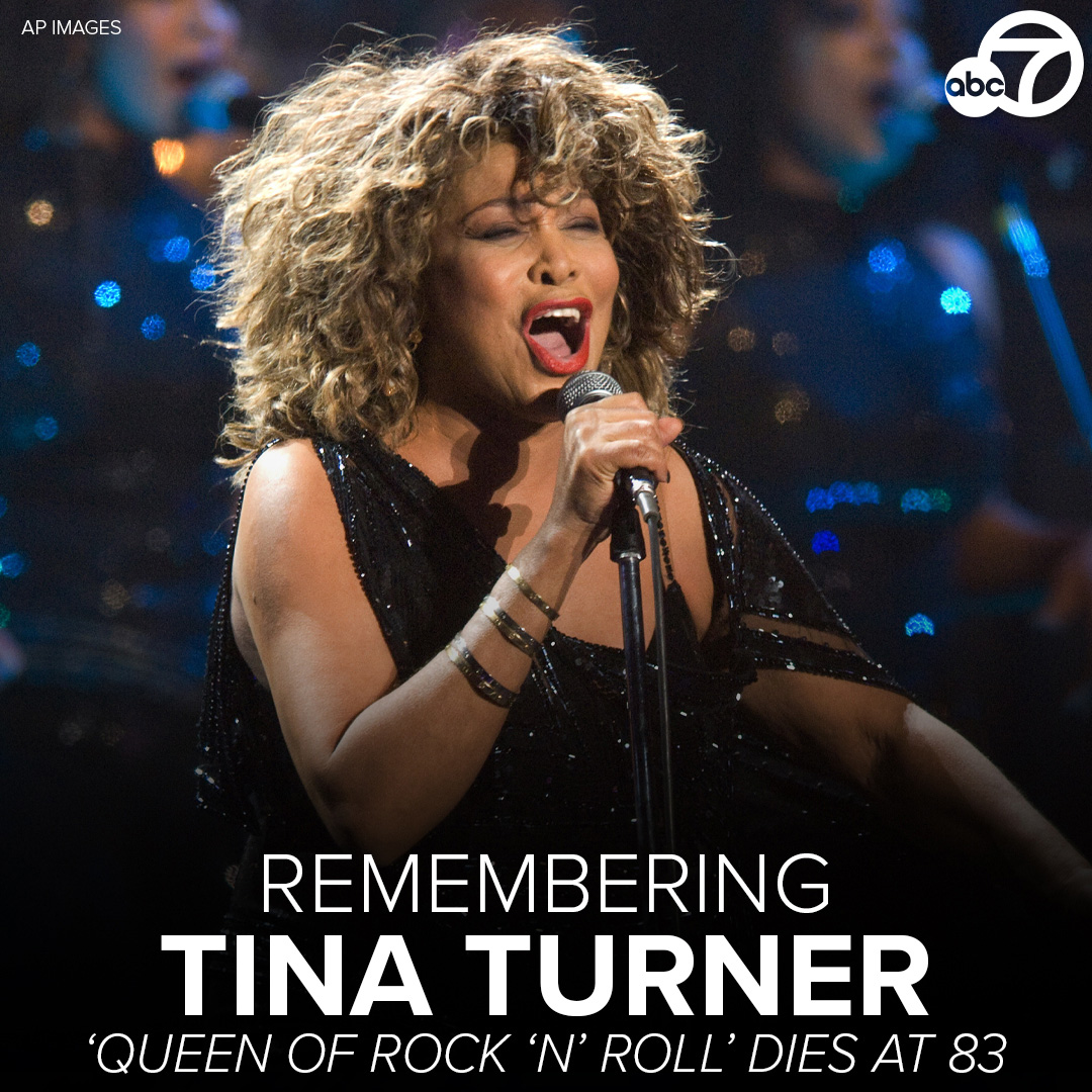 REST IN PEACE: Tina Turner, the unstoppable musical force with hits like 'What's Love Got to Do With It,' has died, her manager said. She was 83. 💔 abc7.la/3ODeu8P