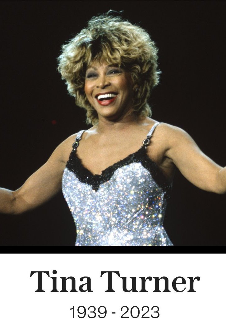 NetAlternativa's tweet photo. BREAKING: Morre Tina Turner aos 83 anos. https://t.co/D1FgGrhHVn