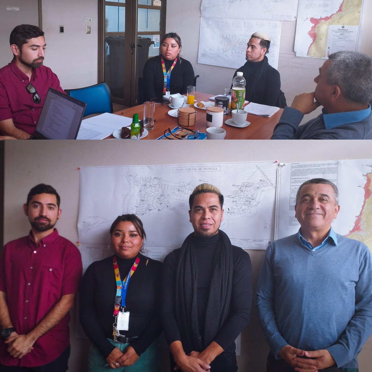 Cyties's tweet photo. Continuando con la jornada, nos reunimos con la encargada de la Oficina Municipal de Discapacidad de #Tocopilla , Paula Cisterna, para revisar en detalle el Programa #CiudadInclusiva que incorpora el #PLADECO ,el cual busca brindar oportunidades y accesos para todas las personas https://t.co/yiHjc0fc6Y