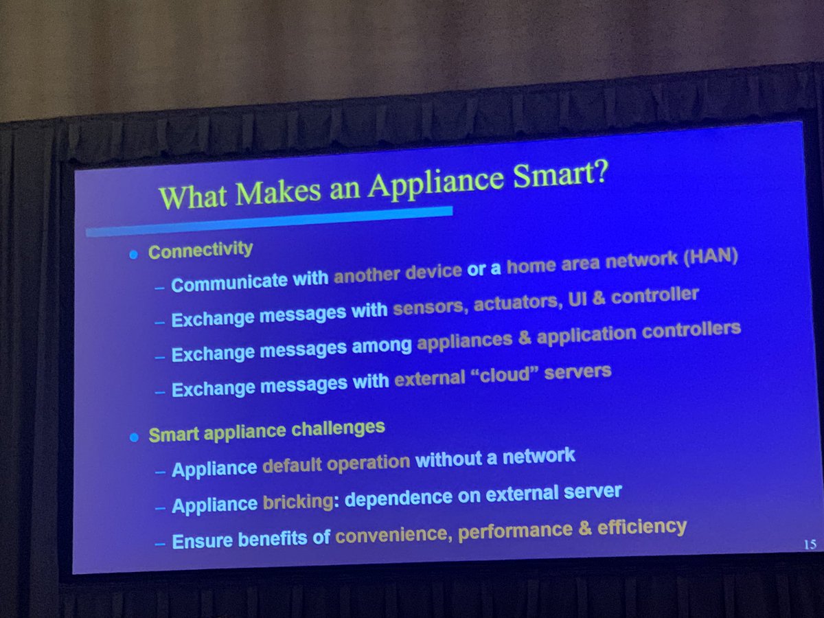 What makes an #appliance smart? #research #data #connus23