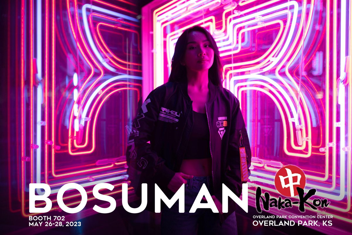 bosumanapparel's tweet photo. We’ll be at @NakaKon in Overland Park, KS this weekend! Booth 702
-Bosuman
#nakakon #bosuman #japanesestreetfashion #japanesestreetwear #rajin #raikou https://t.co/tfHnrL1mpP