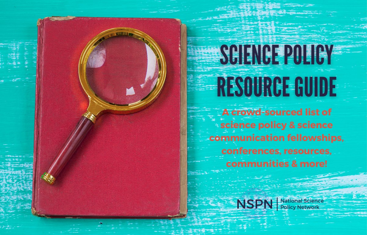 Resource alert! Are you looking for ways to explore training and community building opportunities in #SciPol, #SciComm, #SciDip, or #advocacy? Check out our resource guide for a comprehensive list of training and experiential learning opportunities!

ow.ly/bEzv50No4Q9