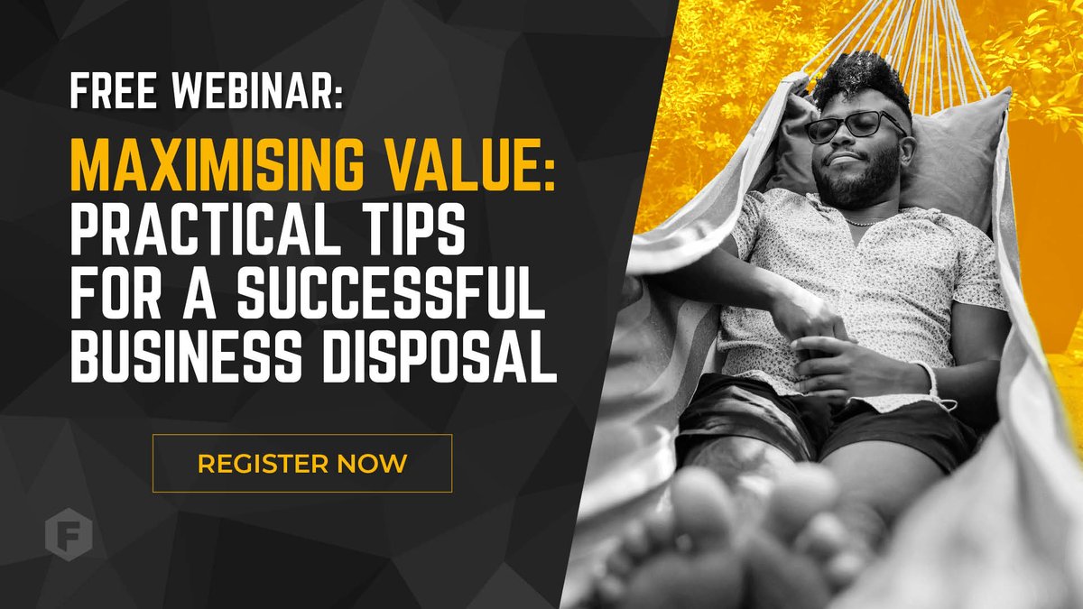 Considering selling your business? Join our free webinar on Thursday 8th June at ow.ly/CAGC50Ou41x 

In just 30 minutes, you’ll…
💡 Pick up practical tips to navigate the sale
⏳ Gain advice on succession planning
⚠️ Learn how to avoid financial and legal pitfalls