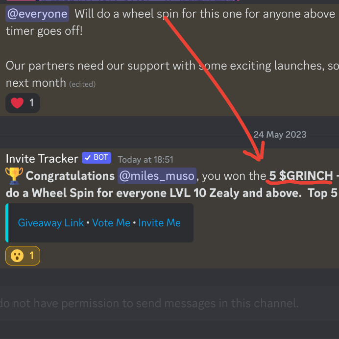 milesmuso's tweet photo. I just won 5 $GRINCH!!

Big thanks to @SlimJimmy420k - I haven't won anything for a while, but this more than makes up for it!!

If you're not a #SlimJimmy $CONK celebration raffle ticket holder yet (only 20 $FTM each)- why not?!!?

 https://t.co/TQYtu9No5p

@_grinch_ftm_ https://t.co/2TBtolDhlf