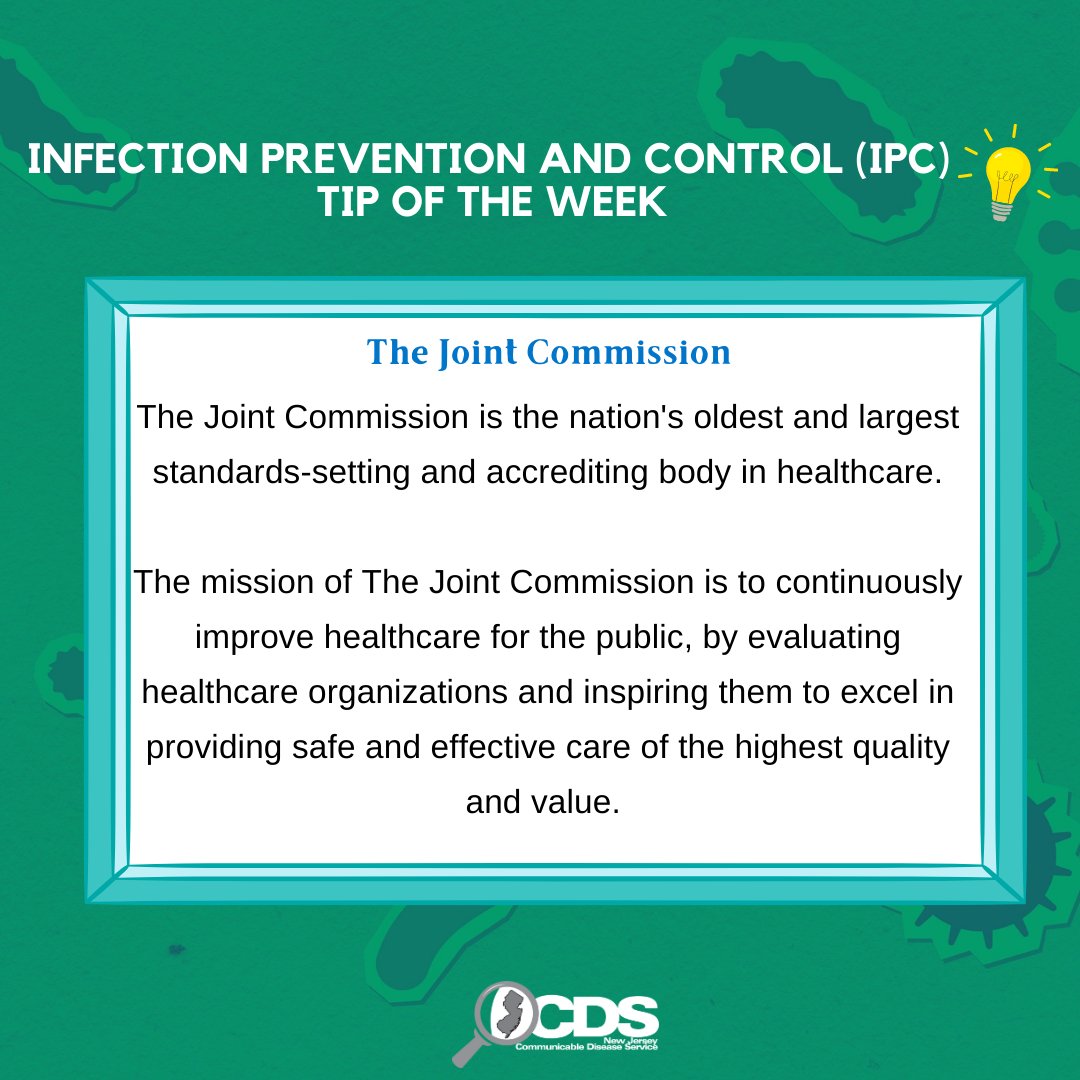 NJDOH on Twitter "IPC Tip of the Week 89. For additional information