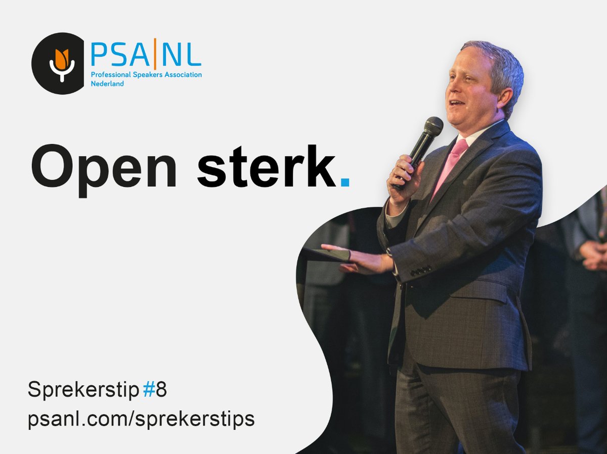 Je opening is het moment van de waarheid. Stoppen ze hun telefoon weg of pakken ze 'm juist?
Weet je te prikkelen zodat je publiek zin krijgt om naar je te luisteren?

Start met een verhaal, een vraag, een belofte. Grijp die aandacht!

#sprekerstip #communicatie #psanl