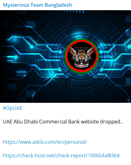 First Abu Dhabi Bank Cyber Attack
