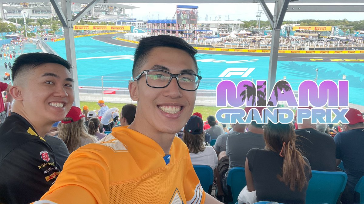 IronPandaGaming's tweet photo. I actually got around to editing 😲

The Last Minute @f1miami Adventure is up on Youtube now 🌴

https://t.co/ISohRQLh1w https://t.co/b24sN5QZmK