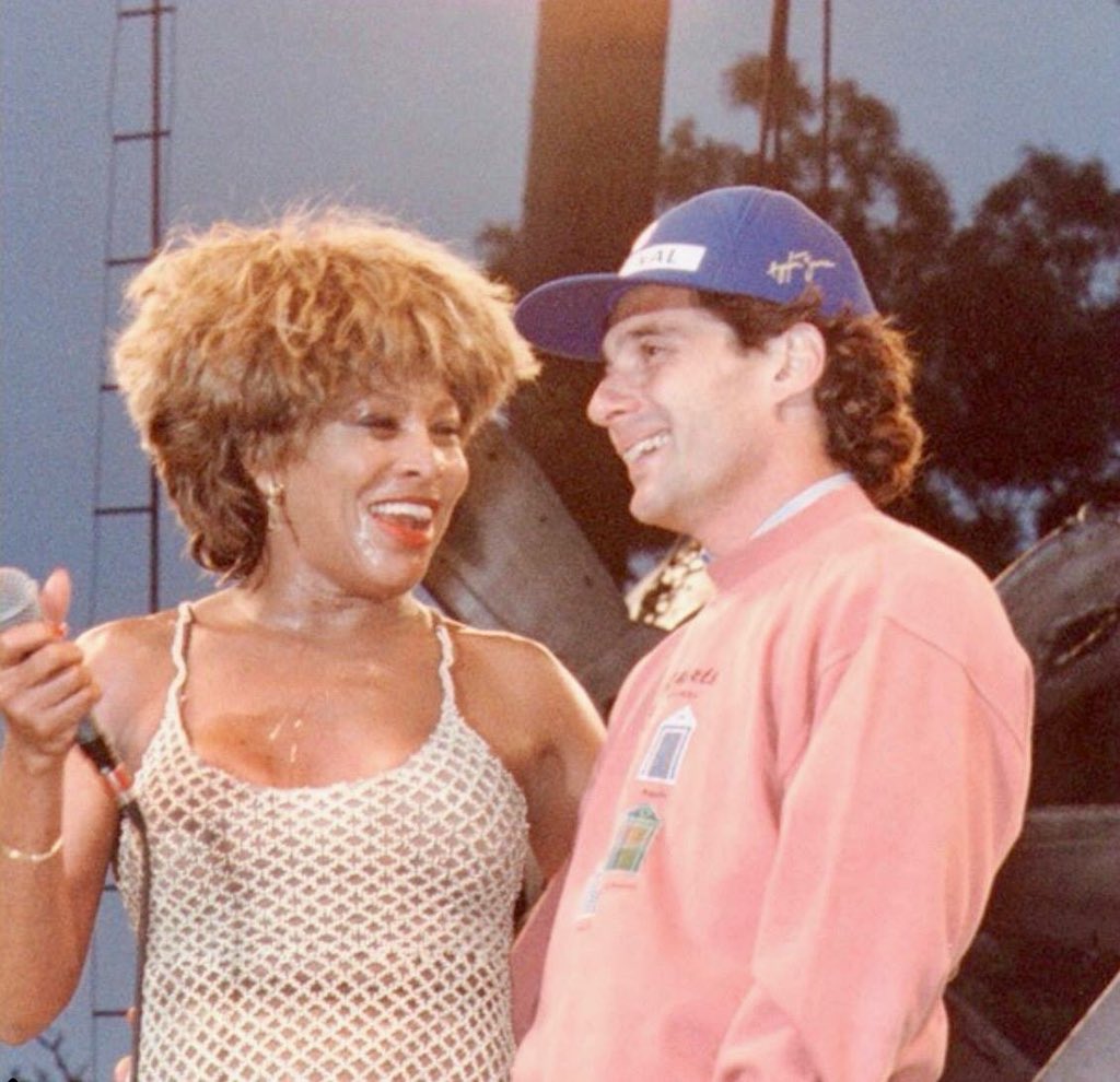 F1_AyrtonSenna's tweet photo. Simply the best. 
We’ll miss you Tina. 🙏🏻

📸 Tina Turner and Ayrton Senna at the post-race concert following the 1993 Adelaide Grand Prix.

https://t.co/bgiPelPmnT

@tinaturner  
#Senna https://t.co/hxbzjtVoqM