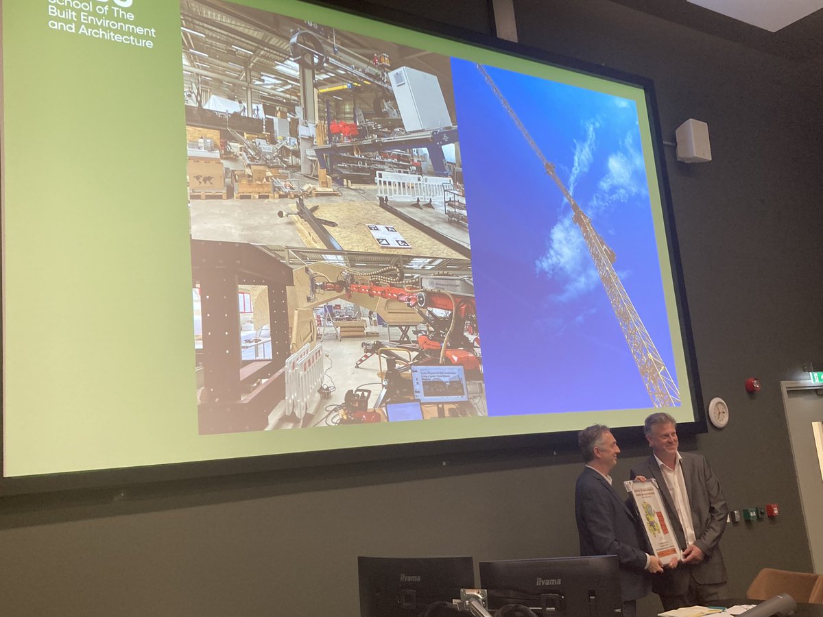 TaranehDean's tweet photo. Lovely inaugural lecture of Prof. Harty, Dean of @LSBU_BEA and nice vote of thanks by Prof. Barber, Dean of @LSBU_ENG https://t.co/y20aNKIZts