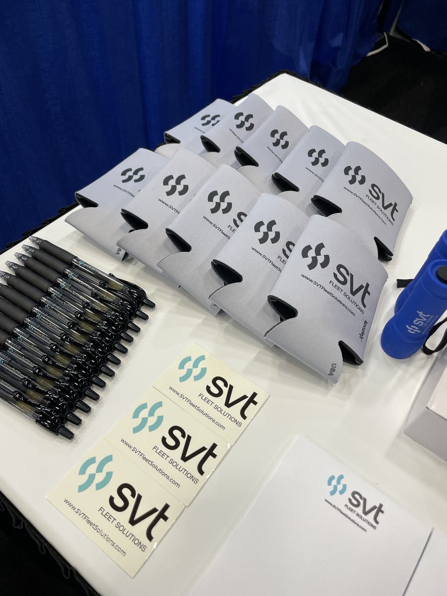 SVTFleet's tweet image. Have you visited our booth at the @governmentfleet Expo & Conference (GFX)? Come to booth 1121 for some cool swag 🤙
#electricvehicles #trucking #fleetmanagement #dallas