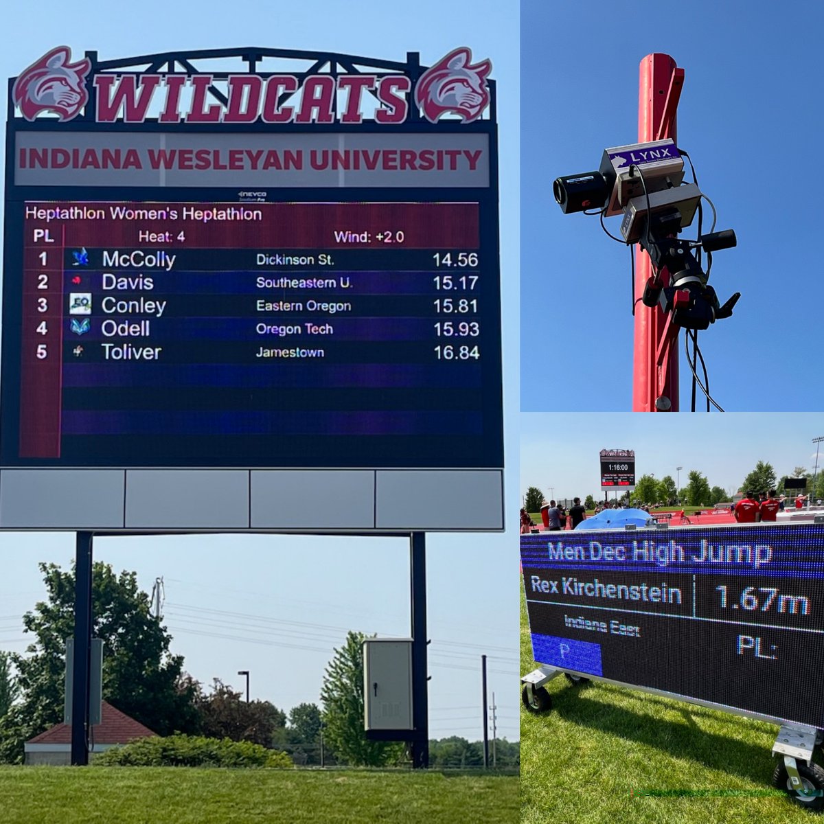 Nevco (@nevcosports) on Twitter photo We are on-site today at <a href="/IWUWildcats/">Indiana Wesleyan University Wildcats</a> for the 2023 <a href="/NAIA/">NAIA</a> Outdoor Track & Field National Championships! A new Nevco video & audio system and <a href="/FinishLynx/">FinishLynx Timing</a> fully automatic timing are capturing an exciting few days of competition!
#NAIATrack #NevcoBuilt #BattleForTheRedBanner We are on-site today at <a href="/IWUWildcats/">Indiana Wesleyan University Wildcats</a> for the 2023 <a href="/NAIA/">NAIA</a> Outdoor Track & Field National Championships! A new Nevco video & audio system and <a href="/FinishLynx/">FinishLynx Timing</a> fully automatic timing are capturing an exciting few days of competition!
#NAIATrack #NevcoBuilt #BattleForTheRedBanner