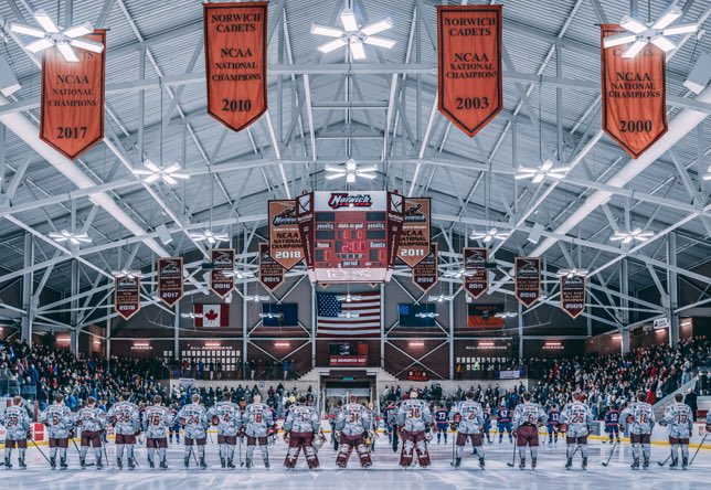 I’m very happy to announce my commitment to continue my education and play hockey at Norwich university. Thank you to my family, friends, teammates, coaches, the @LeamFlyers, and everybody who has gotten me to this point. Looking forward to my next four years as a cadet #RollWick