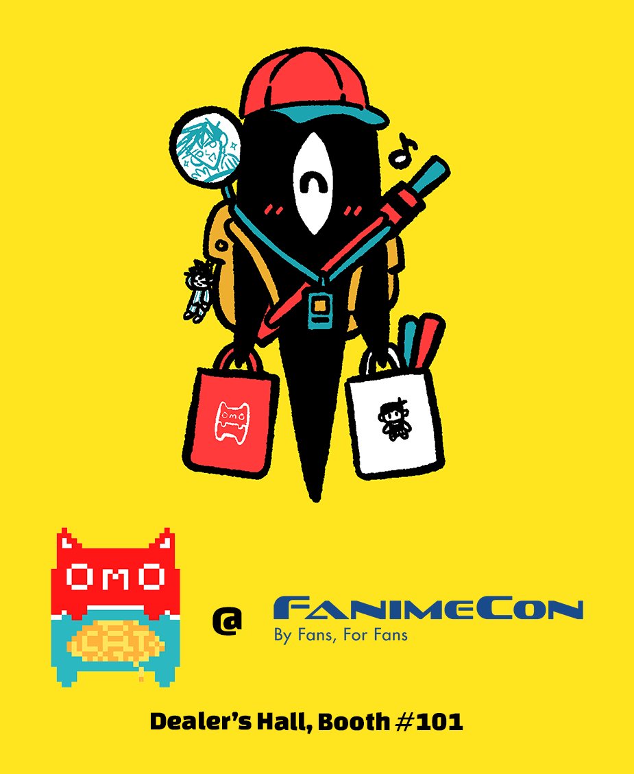 「OMOCAT will be at Fanime, may 26-29 (dea」|OMOCATのイラスト