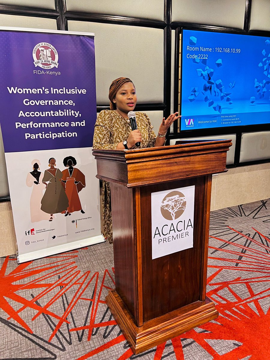 Its_Mercy_Kilel's tweet photo. Today I was honored to join @fidakenya for the launch of the women’s inclusive governance program.

FIDA is on the forefront in championing for women to be vocal in key decision making spaces. 

As @nakurubunge we were privileged to get a front row seat to this. https://t.co/K8sukyZPUw