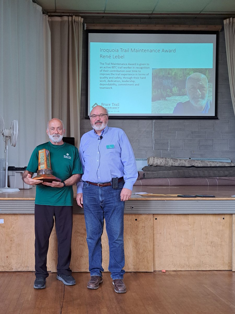 And the AGM award updates keep coming...  Today we would like to highlight the Trail Maintenance Award and the winner for 2023, Rene.
The award is given to an active IBTC trail worker in recognition of their contribution over time to improve the trail experience
