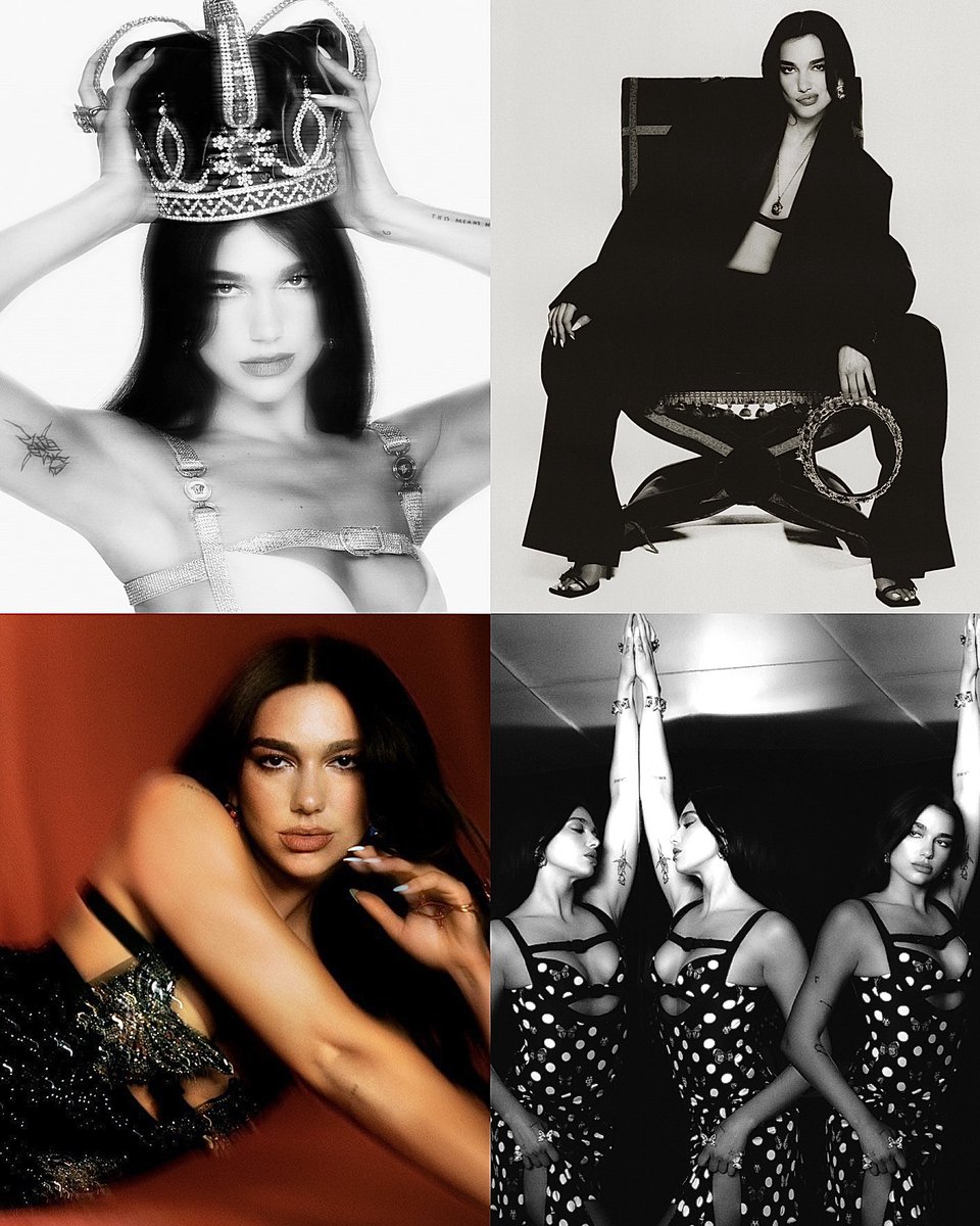 dua lipa posing for dazed magazine