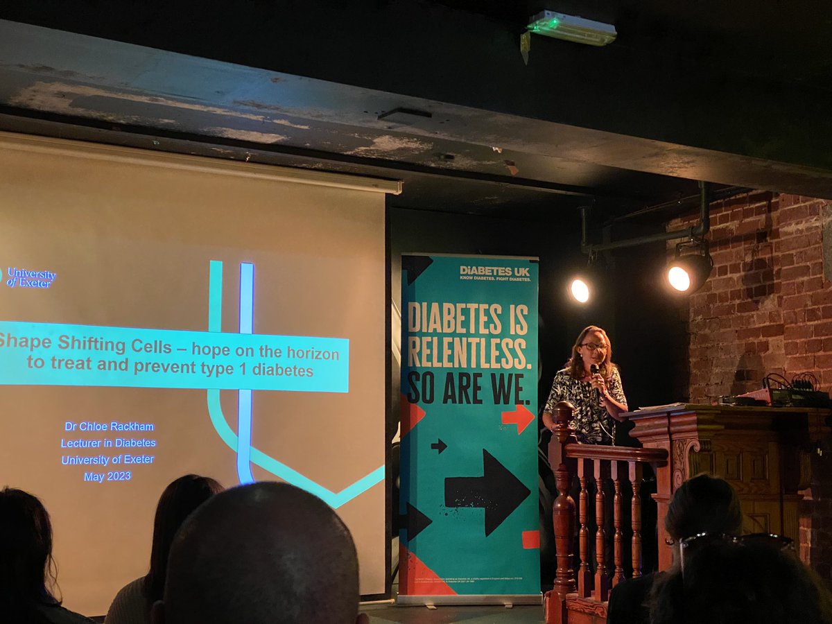 DUK_research's tweet image. Dr @rackham_chloe is about to tell us how shape-shifting cells can improve outcomes of islet transplants in people living with type 1 diabetes 💉

@pintofscience #pint23