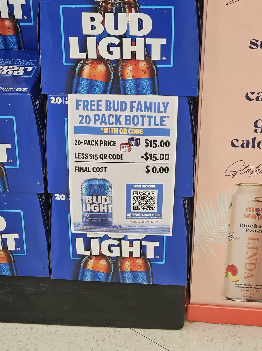 Michael_Haz's tweet image. Displays seen in two different stores in Wisconsin, a state known for drinking a lot of beer: