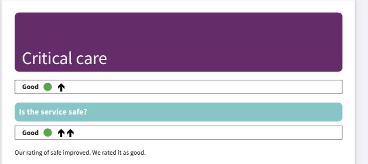 What an achievement by the whole critical care team @SouthTees It reflects the hard work, dedication and commitment to patient care, safety and quality standards over the last 4 years. So proud to be part of this team. @hilarylloyd13 @NurseConsult3CO