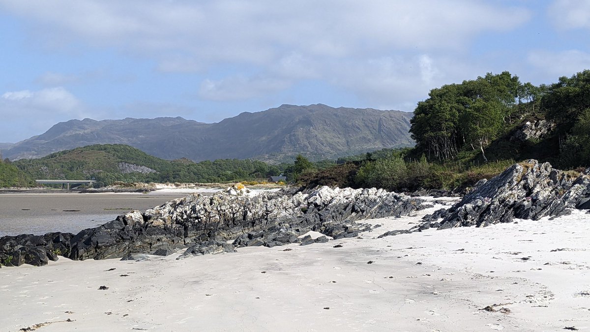 Silver sand of Morar #scotland