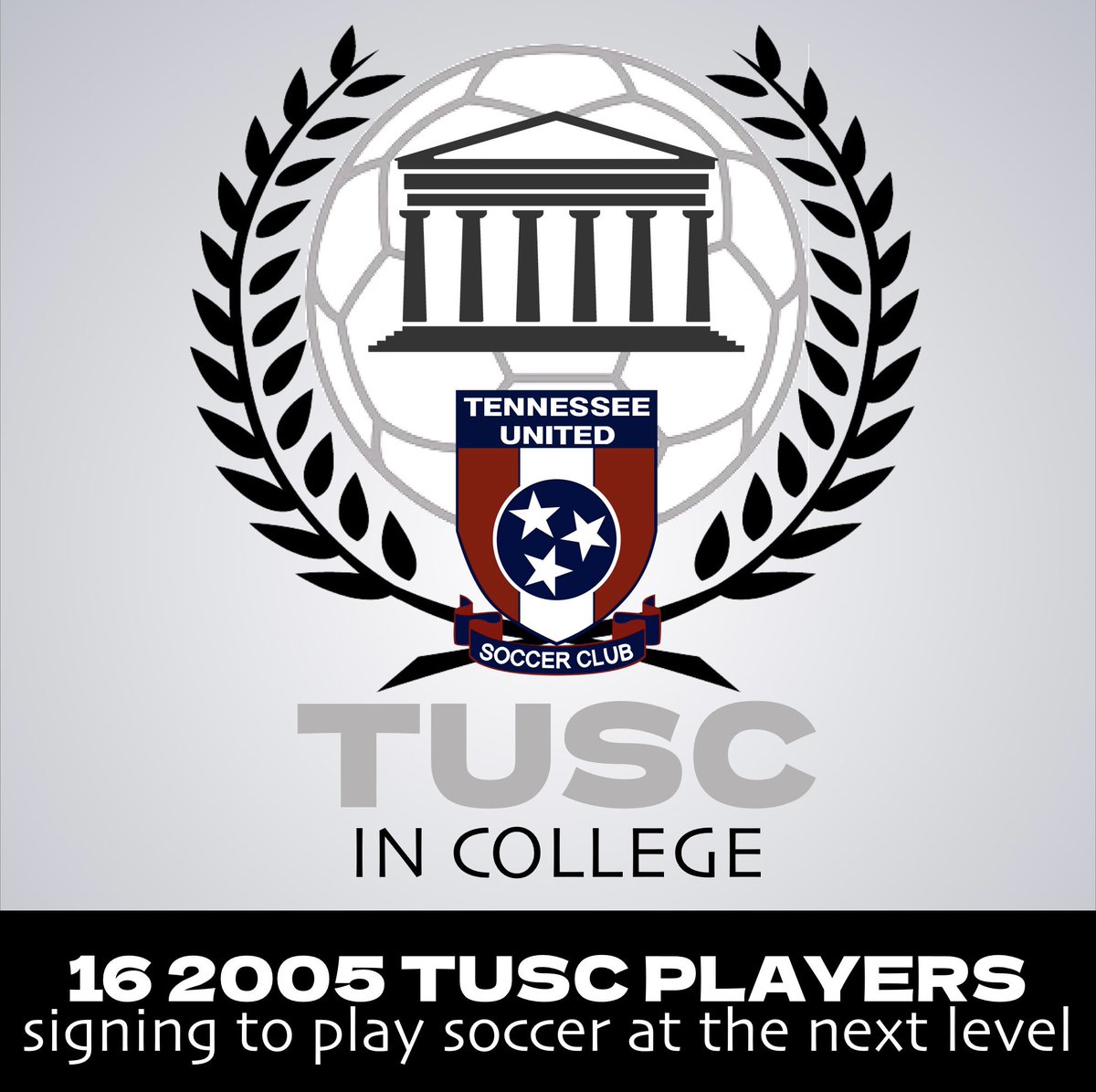 TN_United's tweet photo. What a year!  In case you missed any - here’s a recap - 16 2005 TUSC Players signed to play soccer in college this year!  Wow! https://t.co/BITqr6SDto