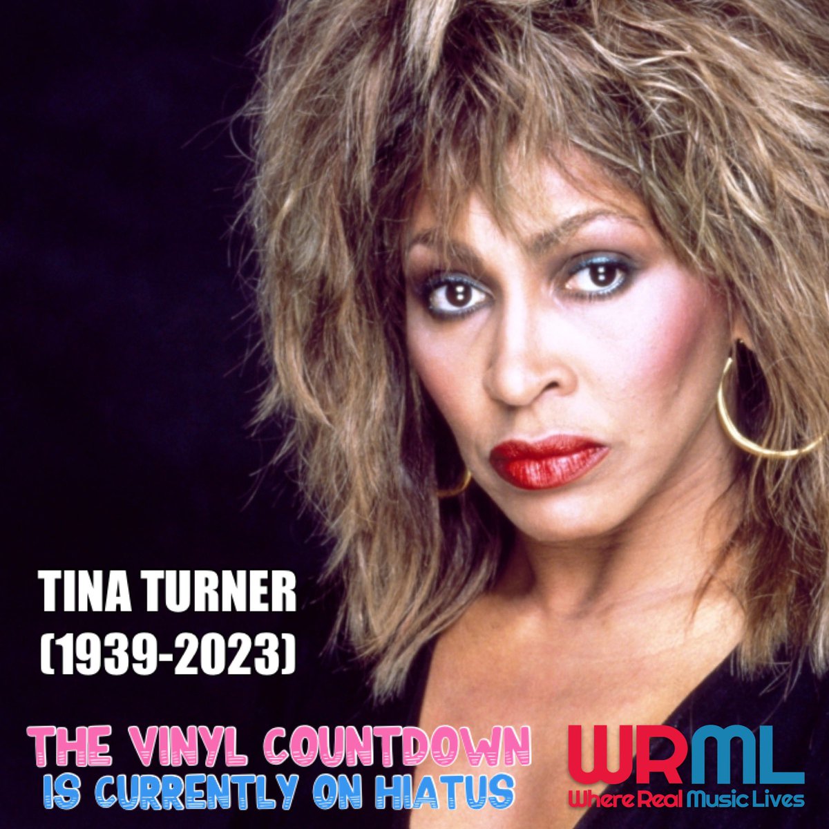 vcountdownradio's tweet photo. A very sad day in the music world, as we report the death of the legendary Tina Turner, who passed away today at the age of 83 after a long illness. https://t.co/rw5w109pzs