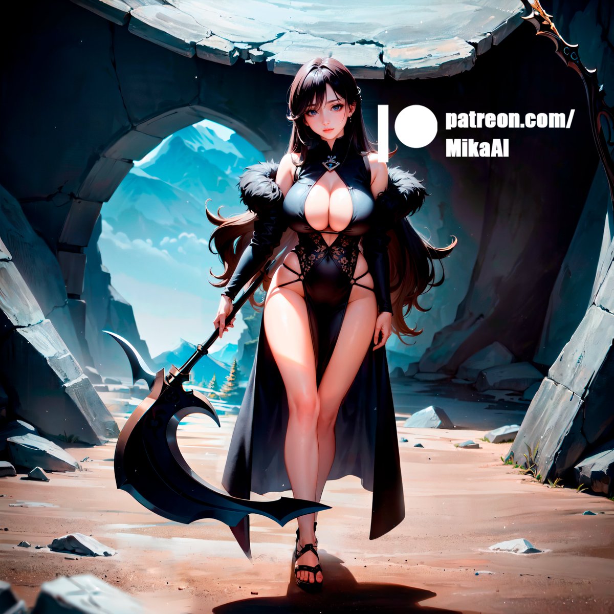 My contribution to #ScytheGirlAI x <a href="/lichtxAI/">Lichtx - Commissions in DM! 🔞</a>

#AIArtwork #AIイラスト #waifudiffusion #stablediffusionArt #stablediffusion #AI #AIart #waifudiffusion #aiartcommunity #LSES_AI #AIChallenge