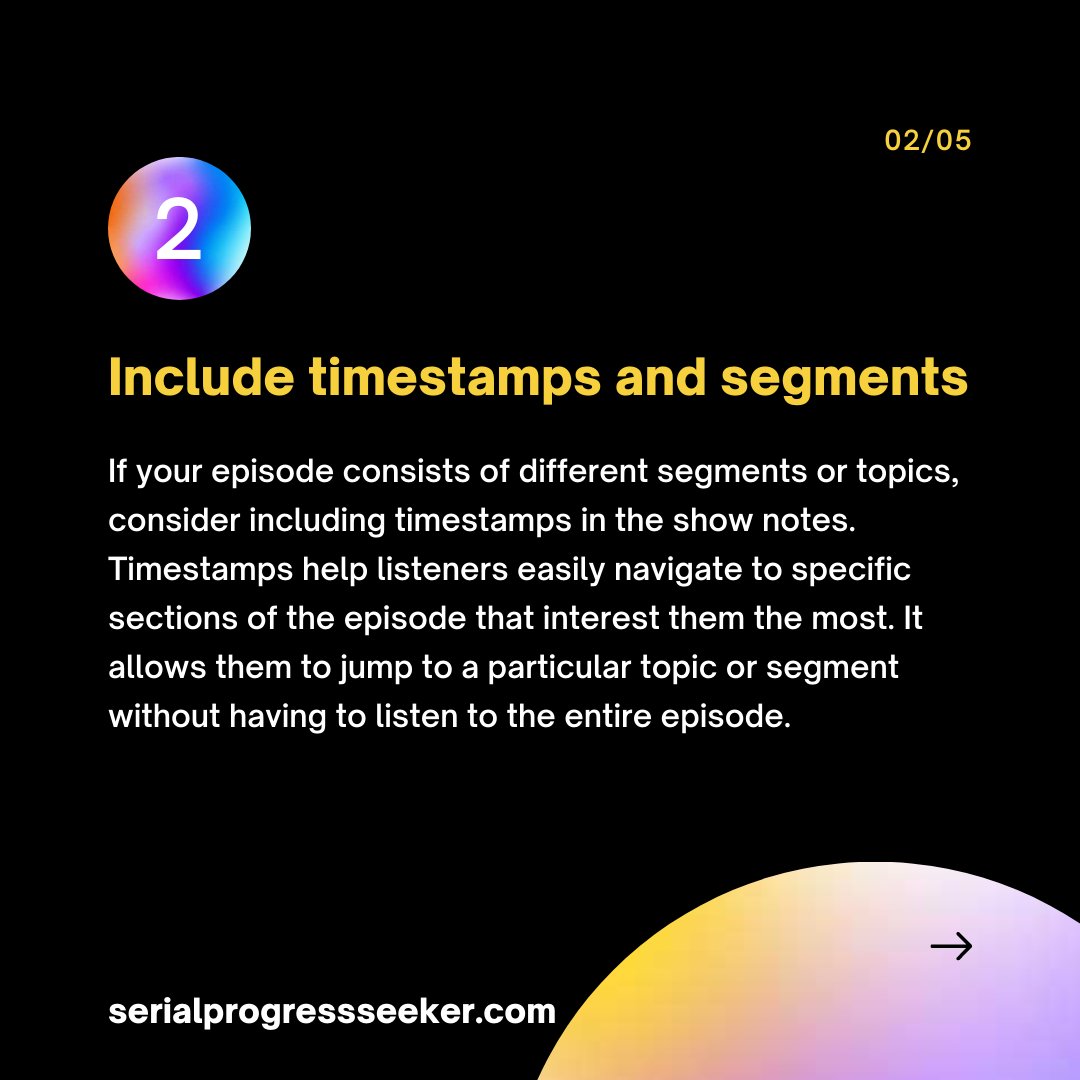 progress_seeker's tweet image. Want to make your podcast episodes irresistible? We reveal the secret to crafting attention-grabbing show notes and descriptions. Click through to unlock our expert tips and ensure your podcast leaves a lasting impression.  #PodcastShowNotes #PodcastingTips