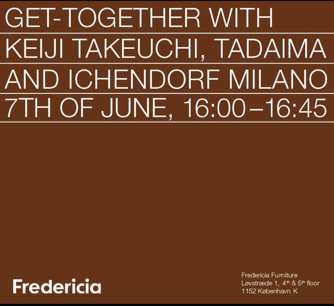 keijitakeuchi's tweet image. 3DD コペンハーゲンにてフレデリシアからの新作プレビューと以前手がけたイッケンドルフのカクテルグラスを使ったカクテルイベントを行います！#3dd #3ddcopenhagen #fredericia #ichendorfmilano