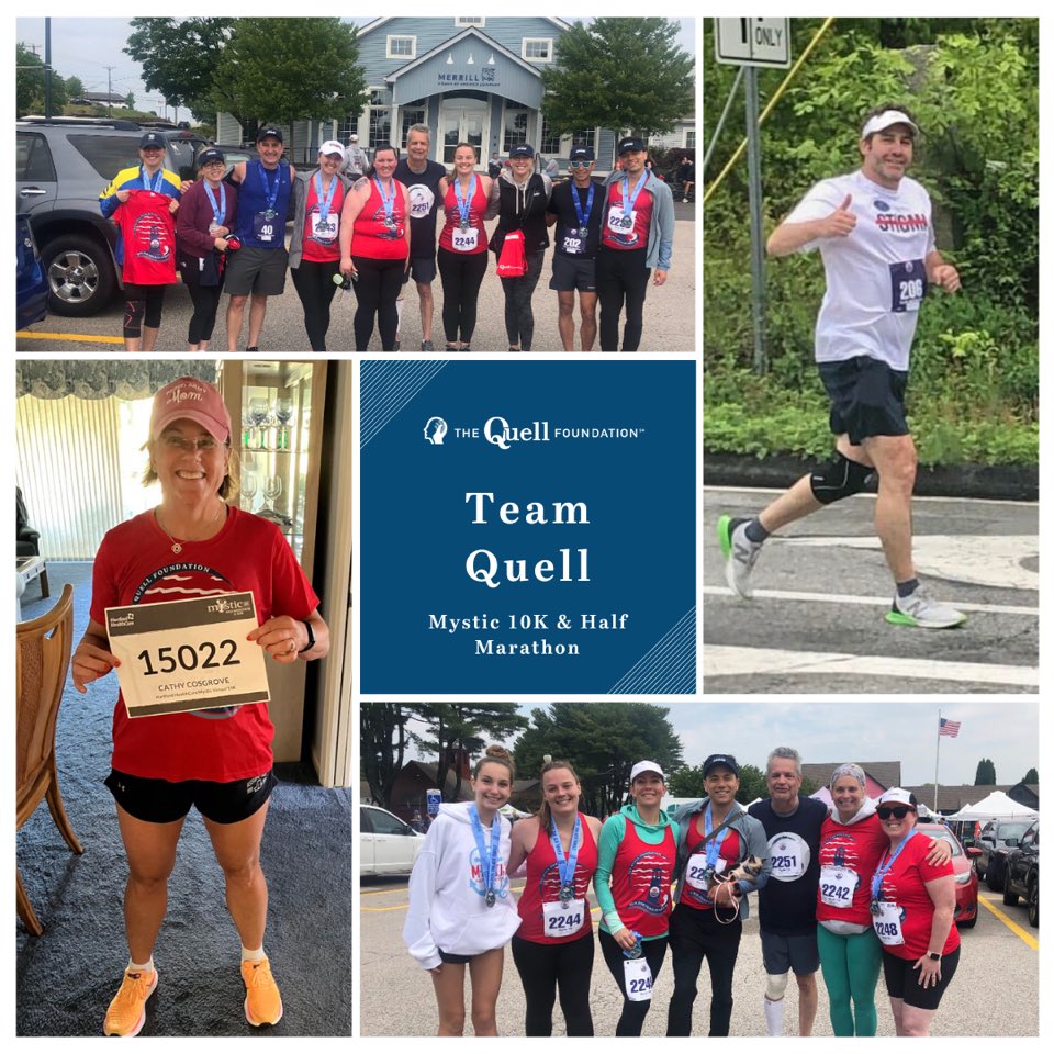 quellfoundation's tweet photo. Thank you to everyone who ran for #TeamQuell at the Mystic 10k and Half Marathon! We raised a total of $36,326 thanks to YOU and the support of your donors.
We couldn’t have done this without you!
#WeRunBetterTogether #RemoveTheStigma https://t.co/GyWmOfysS7