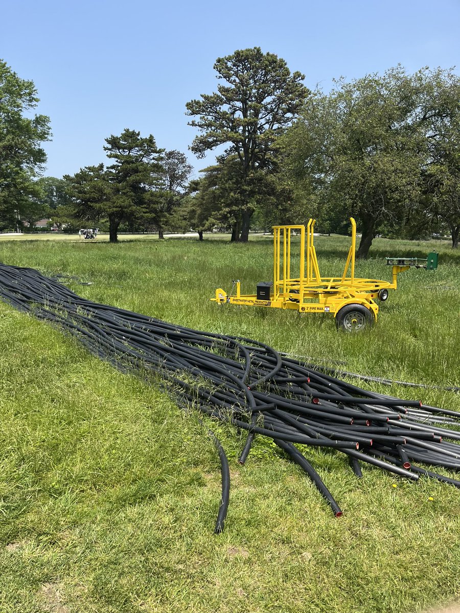 Bradhelcoski's tweet photo. Exciting new @ToroGolf #LSM #infinityhead system starting at Philadelphia CC ๐ด with @golf_water and Middletown Sprinkler. Iโd be remiss without mentioning @jimnagle_gca and @MottinGolf rounding out construction. #williamflynn @GAofPhilly https://t.co/YbHWI4Lg9o