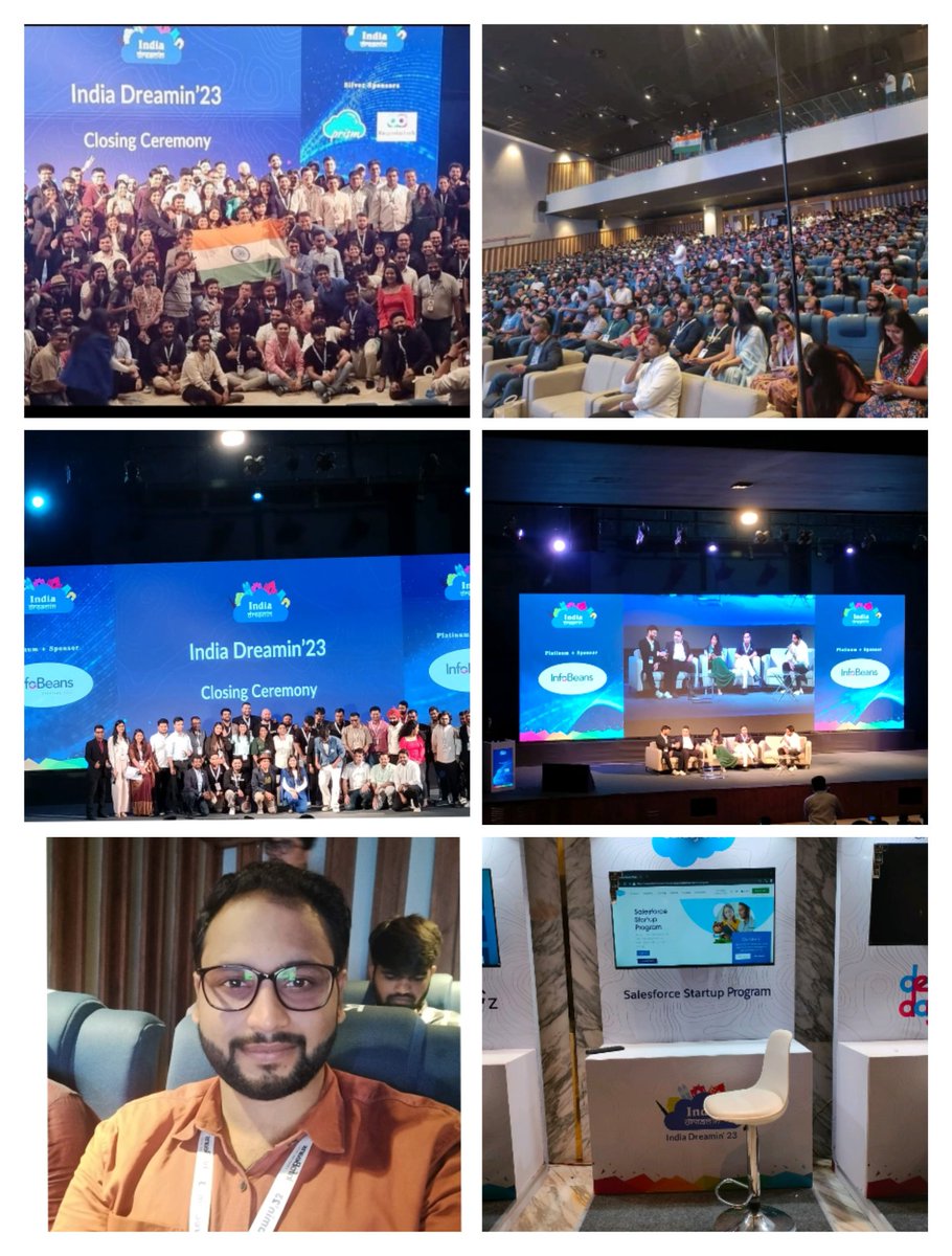 Had an incredible time at the @sfindiadreamin @salesforce event in Ahmedabad! Thanks to the Chairperson, Core Members, speakers, and sponsors for making it a memorable experience. 
 🌟🙌🎙️🤝🙏🚀
#Salesforce #trailblazercommunity #indiadreamin23