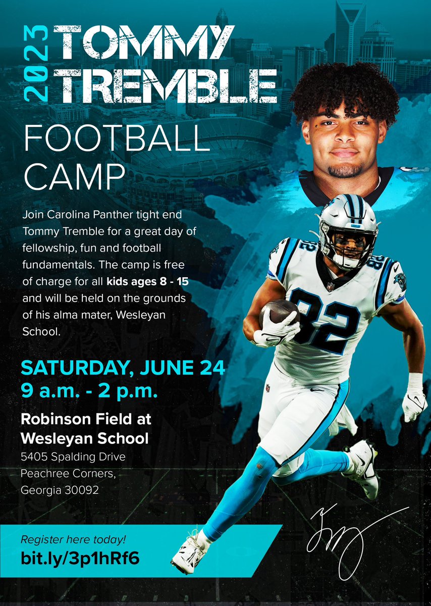 Excited to announce I’ll be hosting my first youth football camp in my hometown, on June 24th. The camp will be FREE and open to ages 8 - 15. Registration is limited so act fast! LINK IN BIO ⬆️