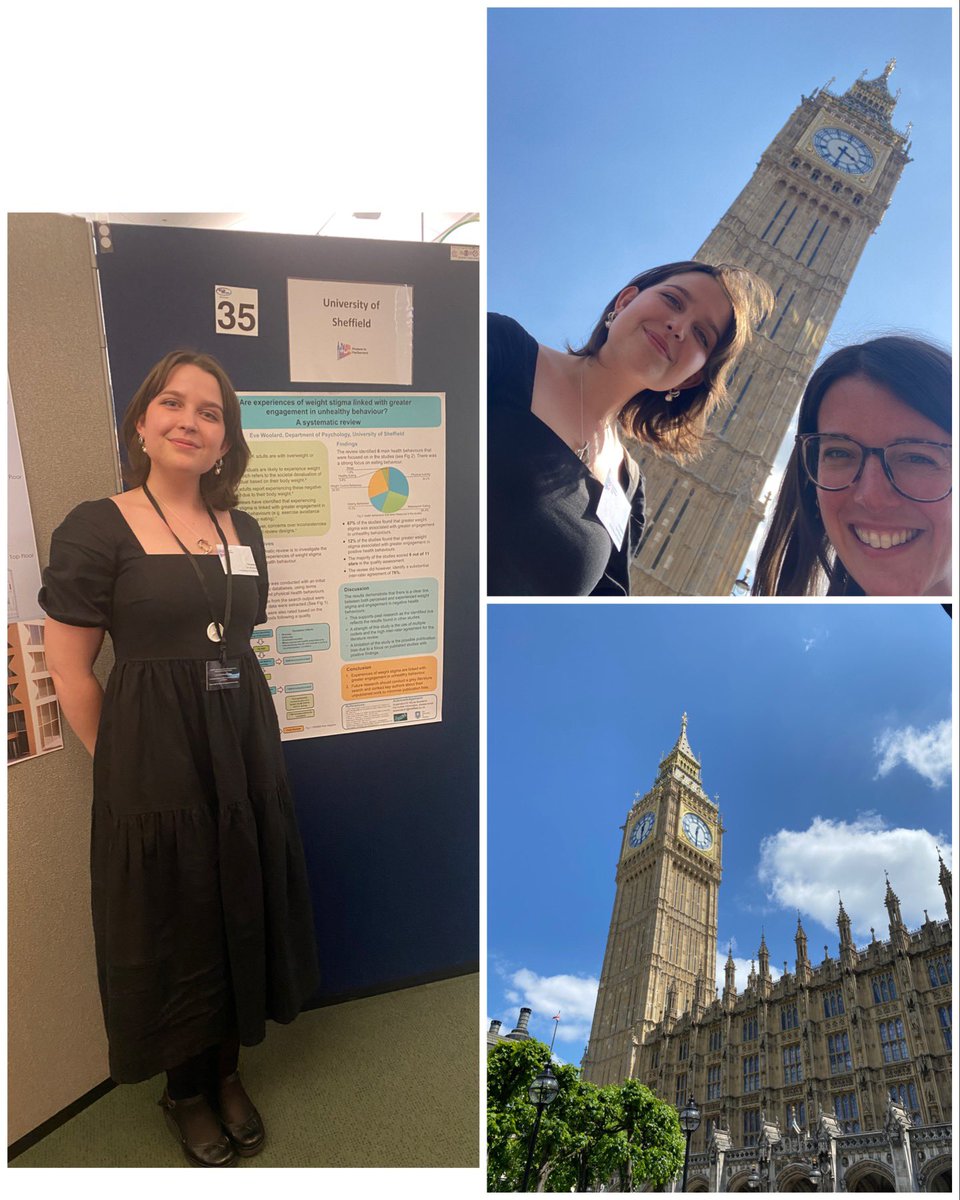 What a day at #PostersinParliament. Well done @EveWoolard for impressively sharing your weight stigma and health behaviour findings. Such a pleasure to work with you and supervise your <a href="/sheffielduni/">The University of Sheffield</a> SURE project 👏