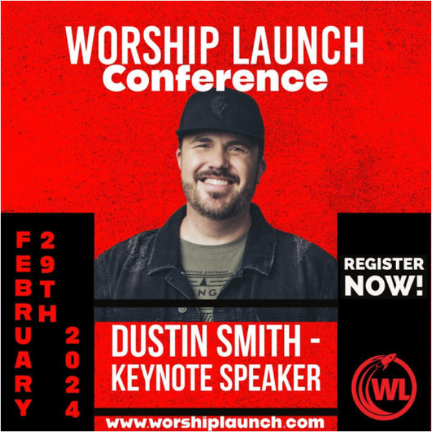 WorshipLaunch's tweet photo. We’re excited to announce our keynote speaker for Worship Launch Conference!  Dustin Smith is the writer of the song “I Speak Jesus” as well as many other amazing songs.  He also is the lead singer of Here Be Lions. Register now to get EARLY BIRD PRICING! https://t.co/xBbxF6ZJ7E