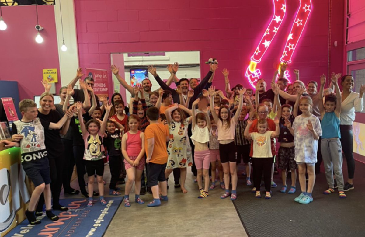 What a lovely evening at JumpIn! Thank you to you all that came along, I’ve never seen such amazing trampoline skills!🥳

Professional photos to come.. keep an eye out on our socials and website📸

#JumpInCamberley #trampolinepark #TheknightsFoundation #WeRiseByLiftingOthers