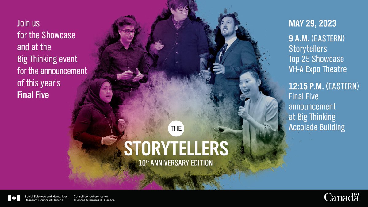 Join us and special guest MC <a href="/Stefan_Keyes/">Stefan Oliver Keyes</a> at the #SSHRCStorytellers Showcase at #Congressh! This event is open to the public, learn more: federationhss.ca/en/congress/ss… <a href="/ctvottawa/">CTV Ottawa</a> <a href="/federation_hss/">Federation for the Humanities and Social Sciences</a>