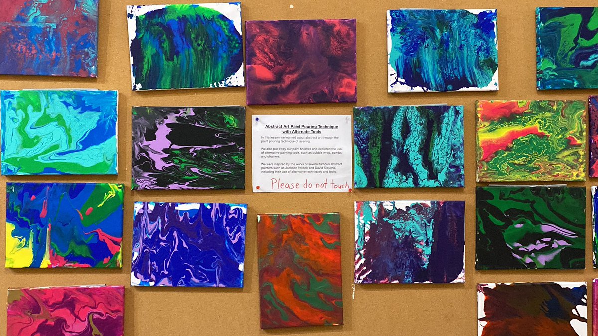 Orde creative kindergarten students tackled a challenging Art project! They had fun!