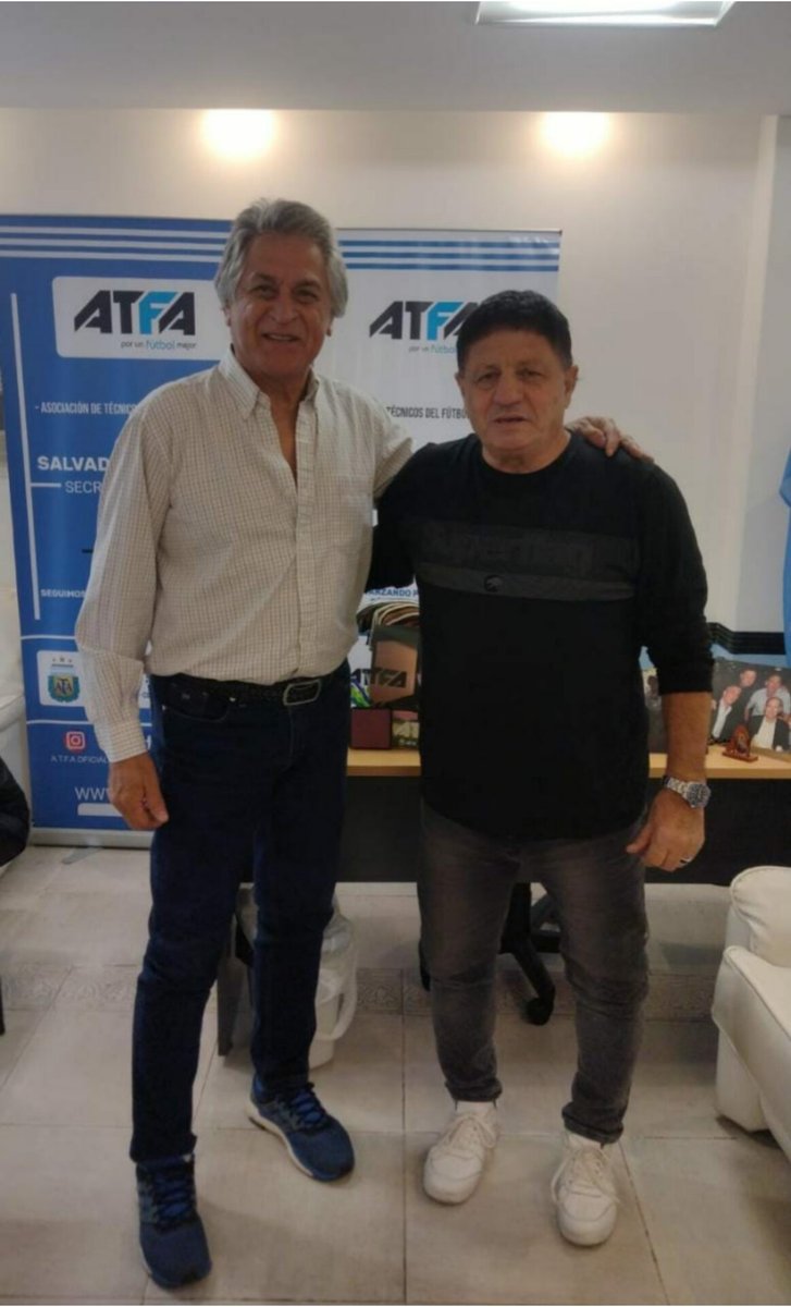 ¡Hola Pato! Ubaldo Fillol, Campeón del Mundo con la #SelecciónArgentina, pasó por las oficinas de la #ATFA para saludar al Secretario General Salvador Pasini. ¡Gracias por venir! 👏🇦🇷

#GestiónPasini