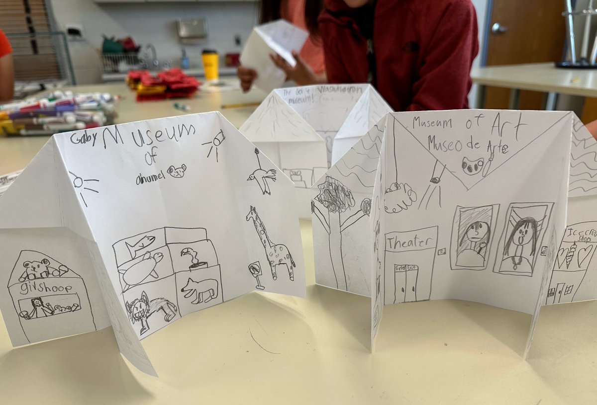 Arte Escuela Key (@arteescuelakey) on Twitter photo Los de segundo visitaron el museo de arte la semana pasada, y crearon sus propios "mini-museos" de papel. ¡Les encantó diseñar los museos con sorpresas detrás de cada "puerta!" <a href="/EscuelaKeyAPS/">Escuela Key Elementary</a> <a href="/APSArts/">APS Arts Education</a> Los de segundo visitaron el museo de arte la semana pasada, y crearon sus propios "mini-museos" de papel. ¡Les encantó diseñar los museos con sorpresas detrás de cada "puerta!" <a href="/EscuelaKeyAPS/">Escuela Key Elementary</a> <a href="/APSArts/">APS Arts Education</a>