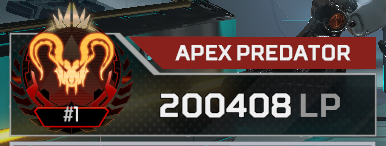 First person in the world to hit 200k LP <a href="/PlayApex/">Apex Legends</a>