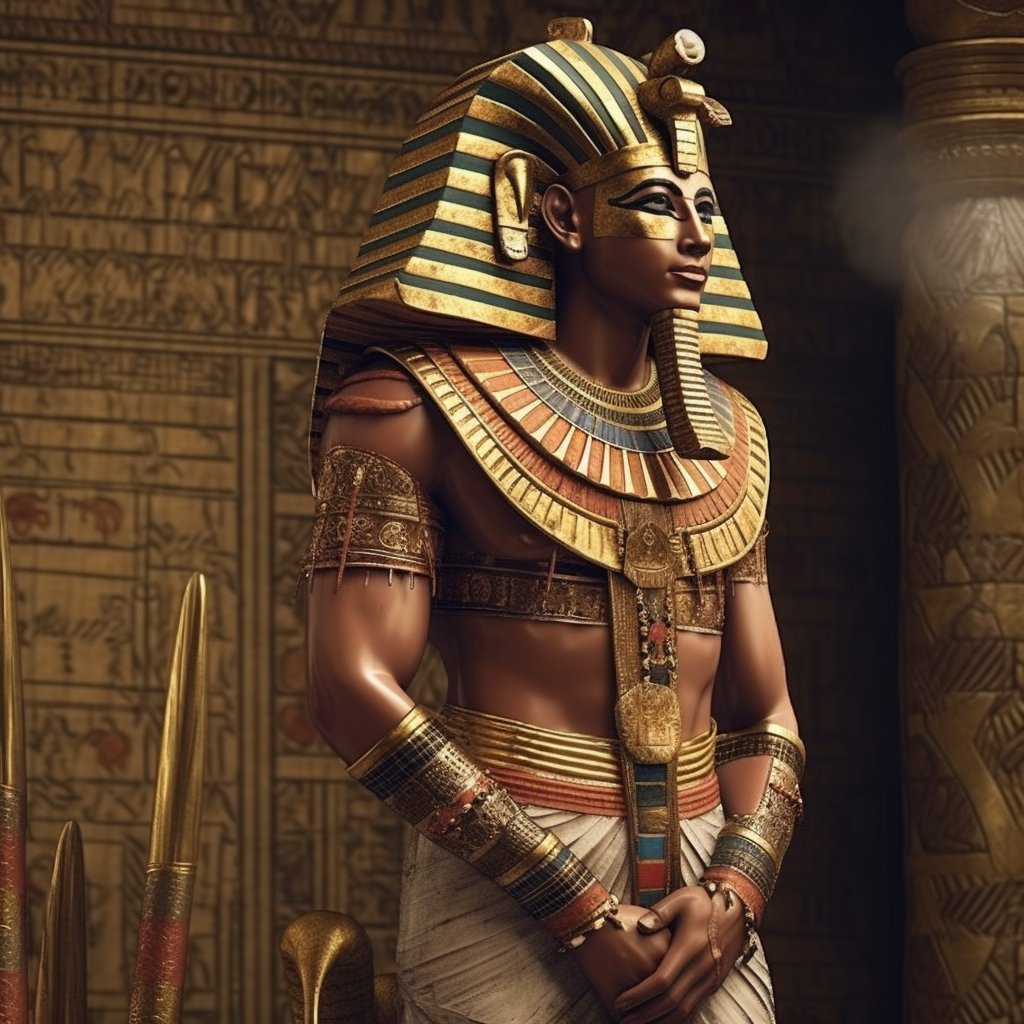 History____Geek's tweet image. 👑 In ancient Egypt, pharaohs were believed to be living gods and were treated as such. They had their own personal servants, bodyguards, and even food tasters to ensure their safety. 🐍🌞

#AncientEgypt #Pharaohs #LivingGods