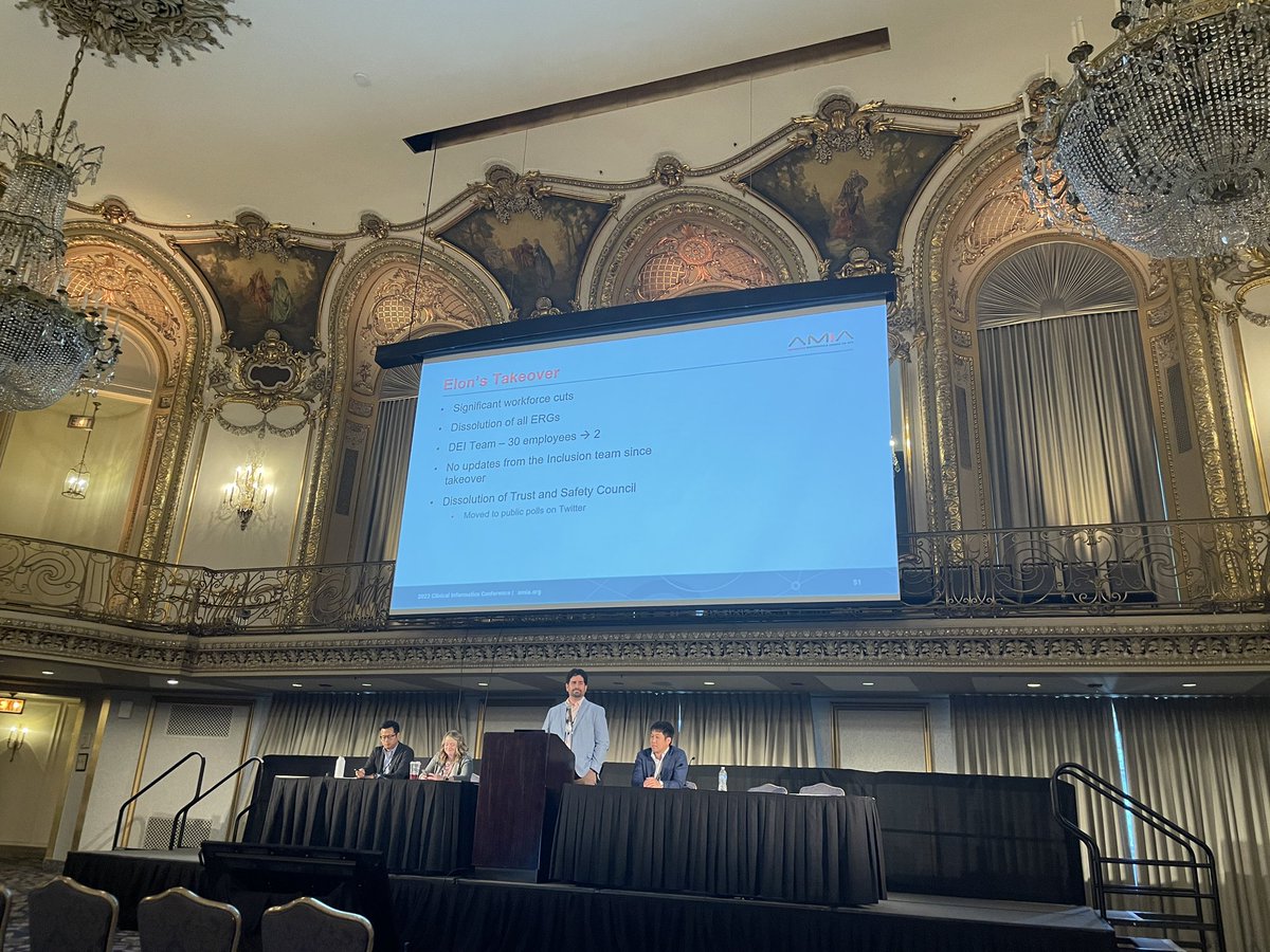 Juan Chaparro summarizes the changes Elon Musk made to Twitter since joining in November as it pertains to disinformation, harrassment, and DEI. “There are some real world consequences,” says Juan. #CIC23