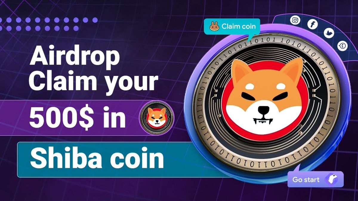 💎 #SHIBA INU TOKEN AIRDROP 1/3!

 $SHIB Coins available for now! 

🔗 shiba.claims

$PLSX $INC $HEX $RFD $PEPE $WAGMI #HODL $PFE $RNDR #NOOT $GEN $JESUS $KING $GALA $SAND $VRA $MCRT $MANA $AXS $SMUDGE #crypto $XEN #Huobi $MONG $TURBO $RIO $SFUND $NYANS $GME #Bitcoin