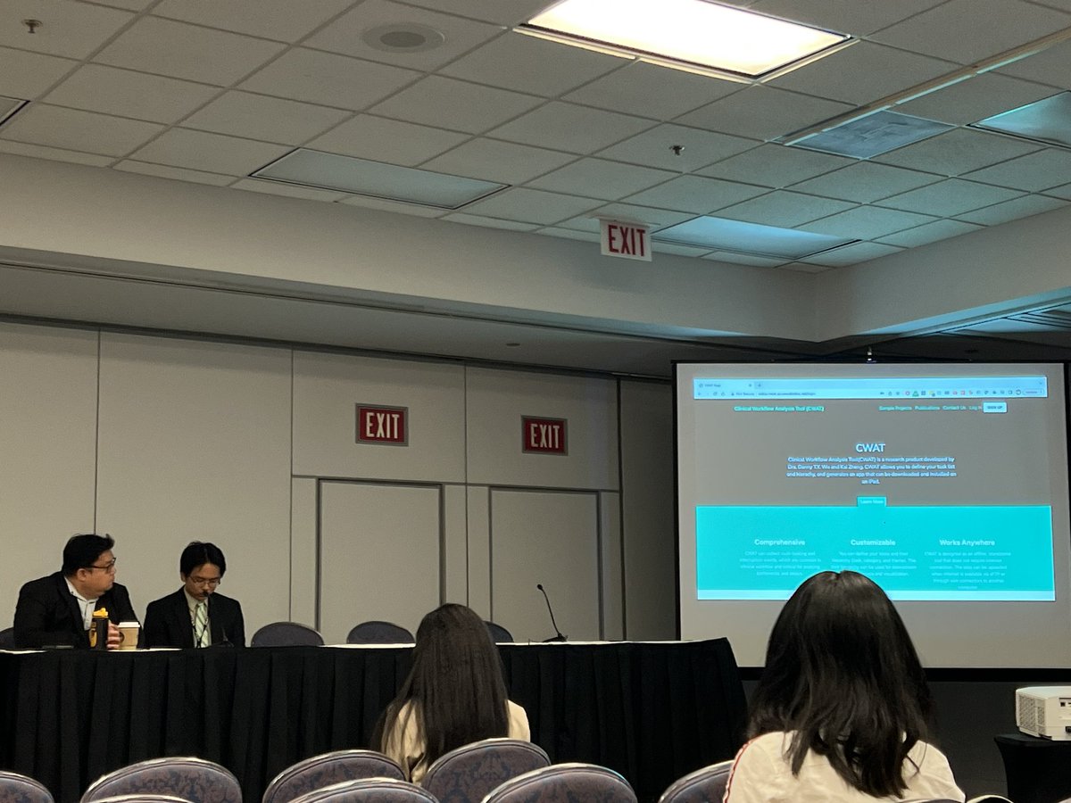 Scott Vennemeyer (@scottvennemeyer) on Twitter photo More great work <a href="/AMIAinformatics/">AMIA</a> #CIC23, this time from <a href="/dannytywu/">Danny T.Y. Wu, PhD, MSI, FAMIA</a> and Derek Shu, sharing their Clinical Workflow Analysis Tool @u_tachinardi <a href="/UCincyMedicine/">UC College of Medicine</a> More great work <a href="/AMIAinformatics/">AMIA</a> #CIC23, this time from <a href="/dannytywu/">Danny T.Y. Wu, PhD, MSI, FAMIA</a> and Derek Shu, sharing their Clinical Workflow Analysis Tool @u_tachinardi <a href="/UCincyMedicine/">UC College of Medicine</a>