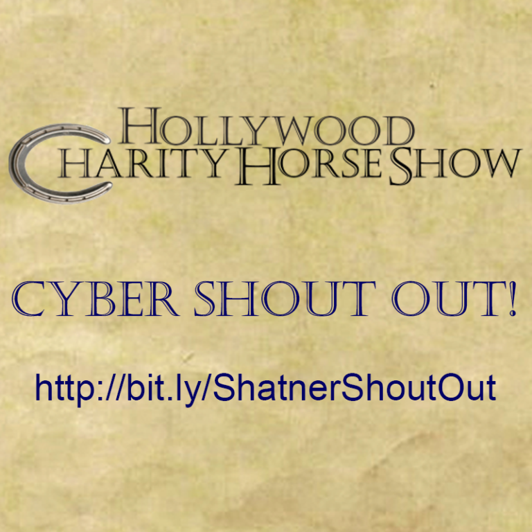 A huge CYBER SHOUT OUT to @DarthChippe!  Thank you for supporting the Hollywood Charity Horse Show! 🥳🎉🎊 Thank you!