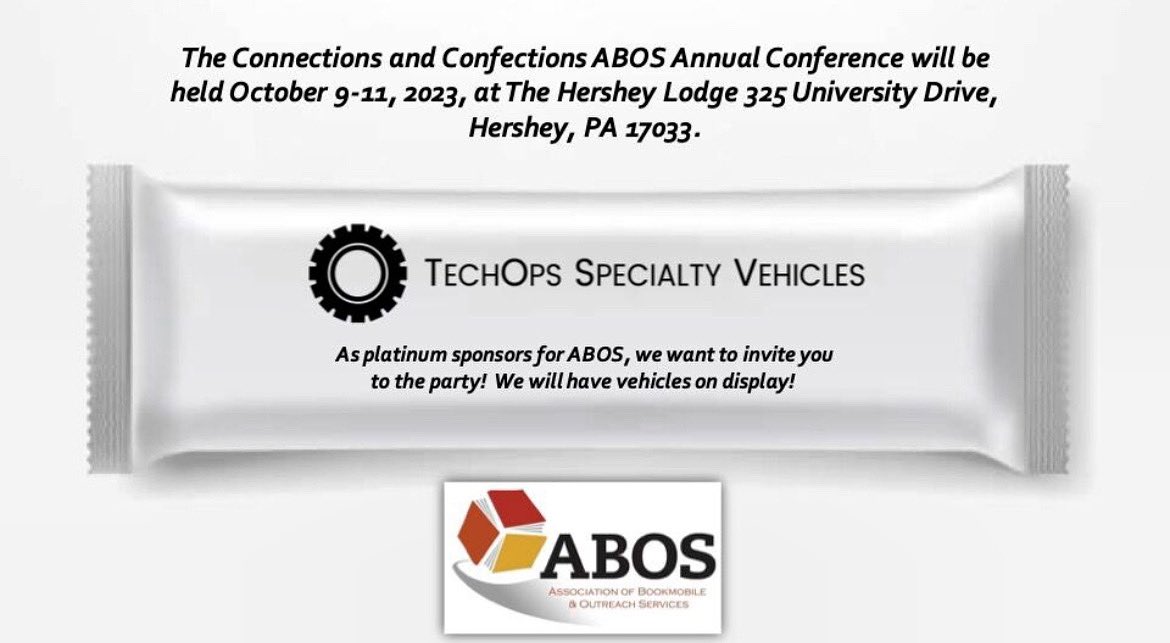 techopssv's tweet image. Come join us at The Connections and Confections ABOS Annual Conference this October in Hersey, PA. Sign up here lnkd.in/etq3W79f