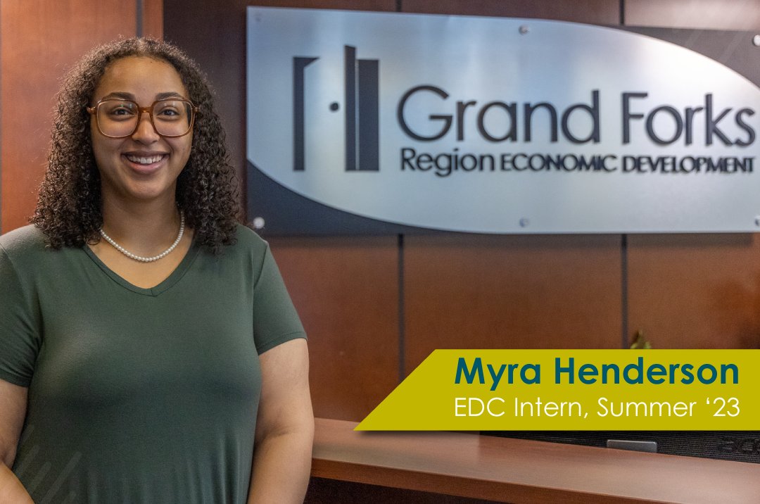 GFREDC's tweet photo. Please help us welcome Myra Henderson to the EDC team as an intern for the summer!  Myra recently graduated from UND and previously served as a writer for What's Cooler Today! 

Check out her articles: https://t.co/0uZBI4TcFl https://t.co/GNPC0bSV5G